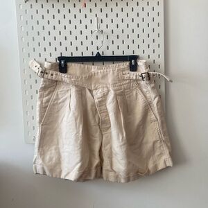 Banana Republic Heritage Explorer Pleated Double Belted Shorts